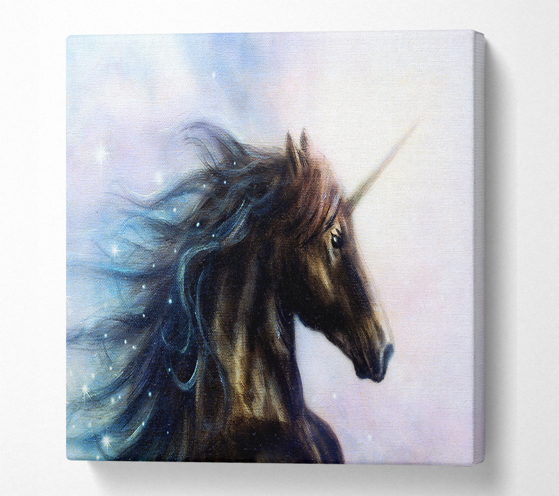  A Canvas Print of Stunning Unicorn Beauty Canvas Print