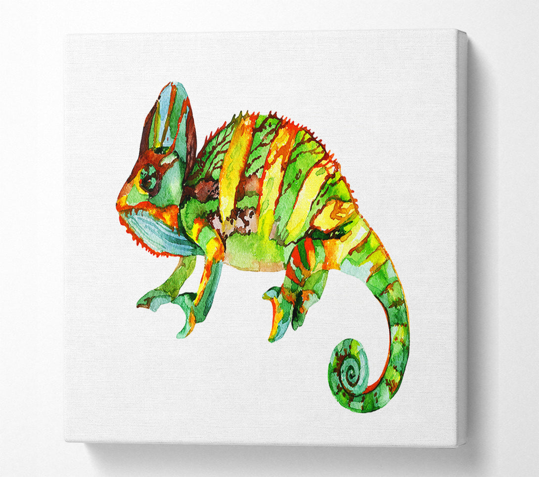  A Canvas Print of Chameleon Colours Canvas Print