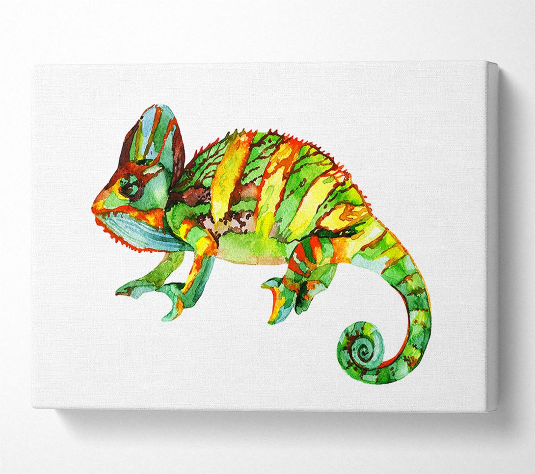  A Canvas Print of Chameleon Colours Canvas Print