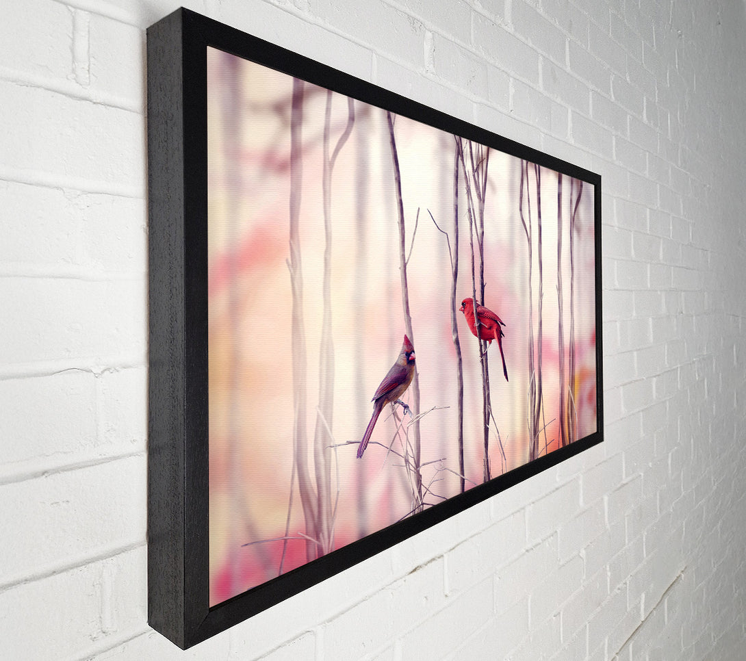  A Canvas Print of Winter Birds Canvas Art