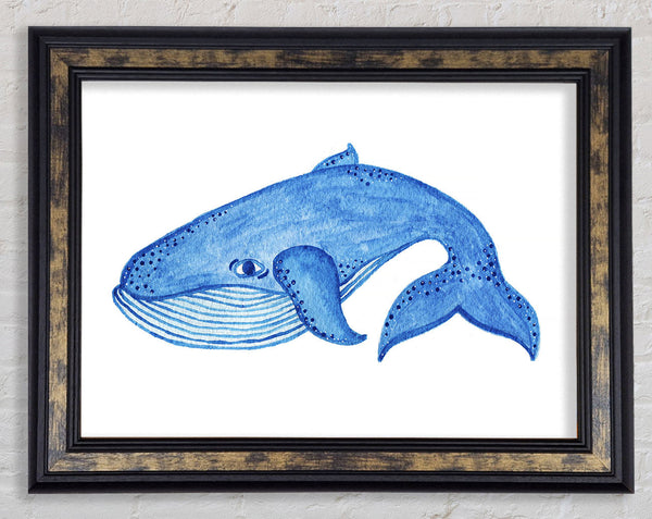 Blue Whale Framed Print
