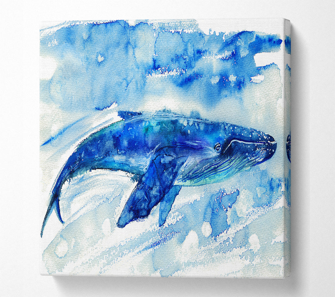  A Canvas Print of Whale Painting Canvas Art