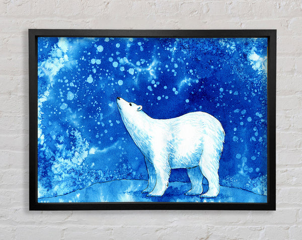 Magical Polar Bear Framed Print