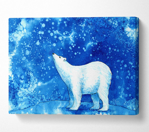  A Canvas Print of Magical Polar Bear Canvas Print