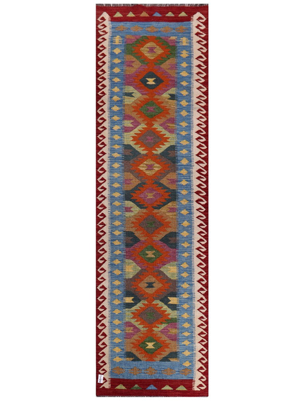 Maimana Afghanistan Kilim Runner - 313 x 91 cm
