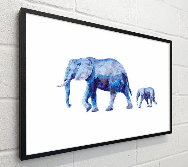 Mother and Child Elephant Love