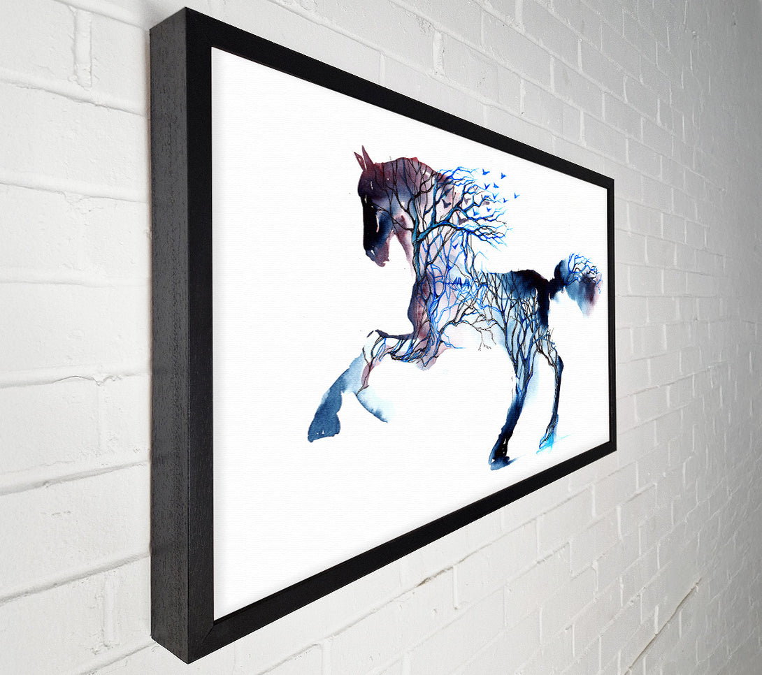  A Canvas Print of Horse Branches Canvas Art