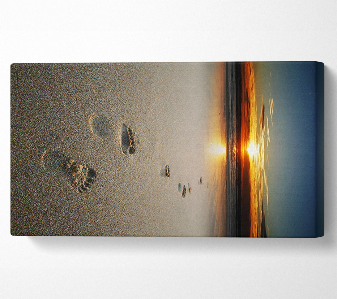  A Canvas Print of Footsteps Of Time Canvas Art