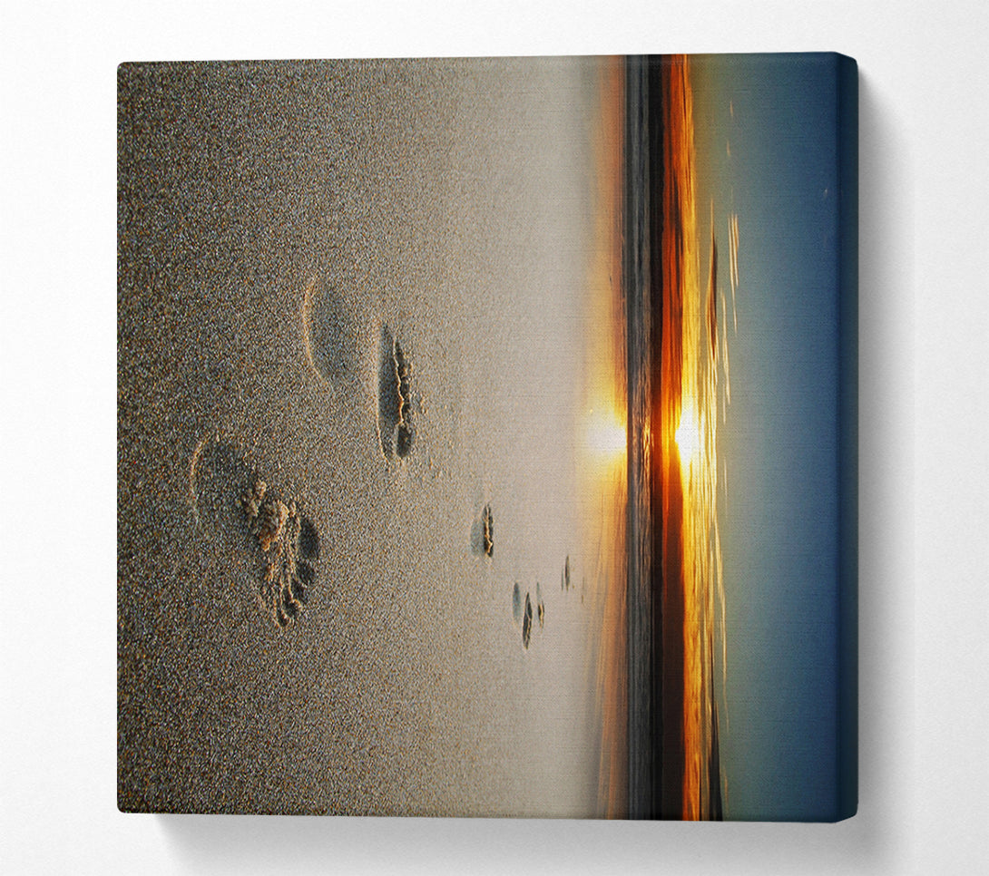  A Canvas Print of Footsteps Of Time Canvas Art