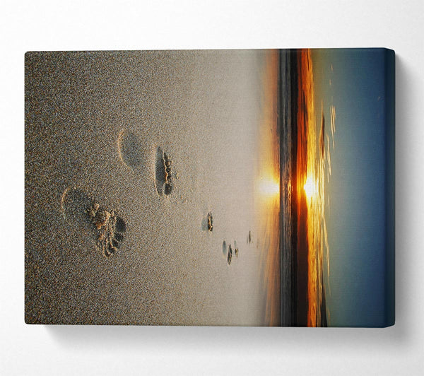  A Canvas Print of Footsteps Of Time Canvas Art