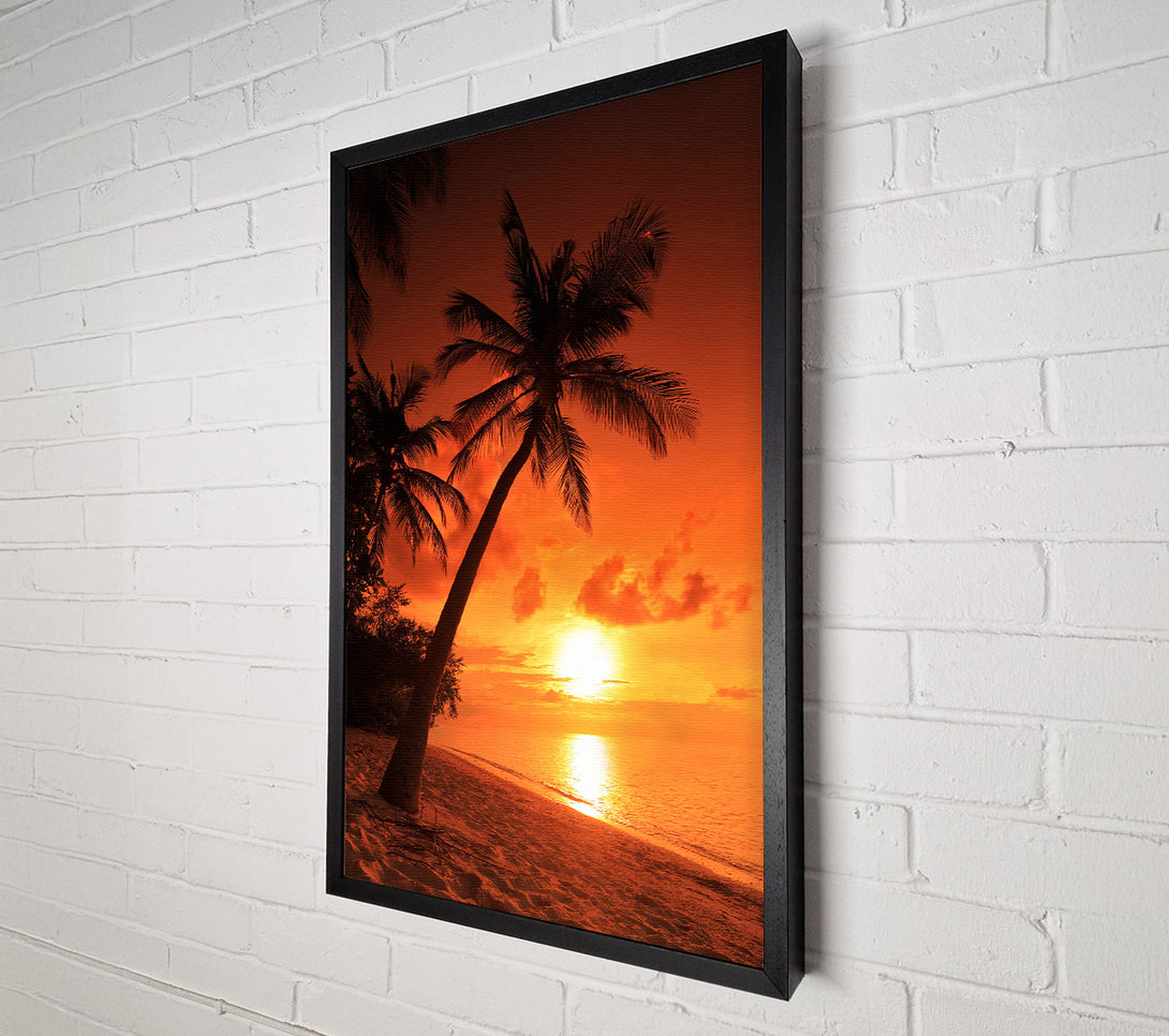  A Canvas Print of Thailand Sunset Canvas Wall Art