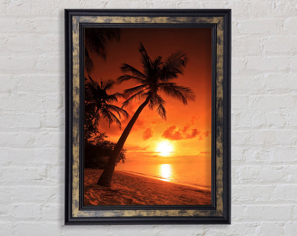 Thailand Sunset Framed Print