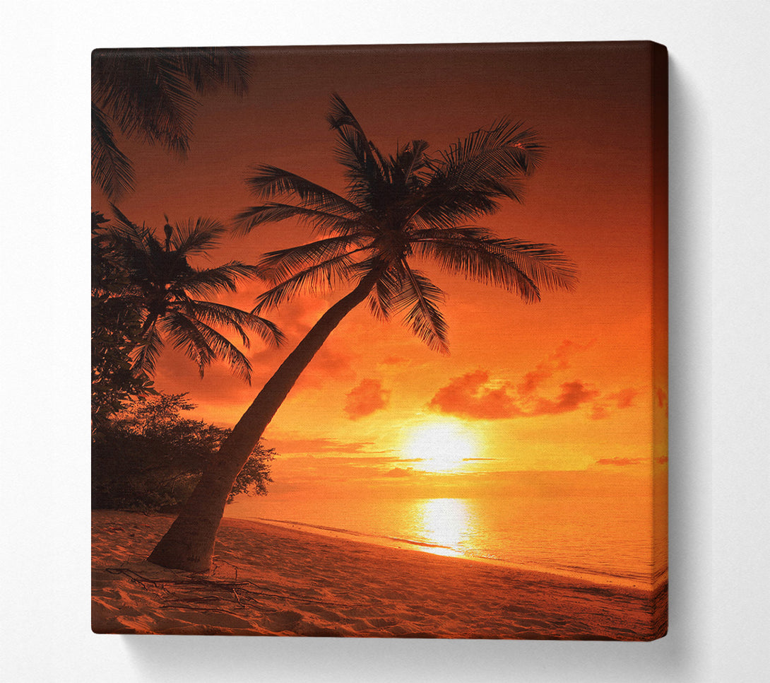  A Canvas Print of Thailand Sunset Canvas Wall Art