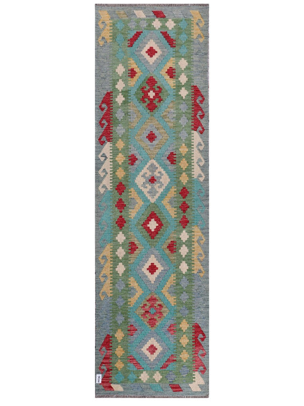 Maimana Afghanistan Kilim Runner - 295 x 87 cm