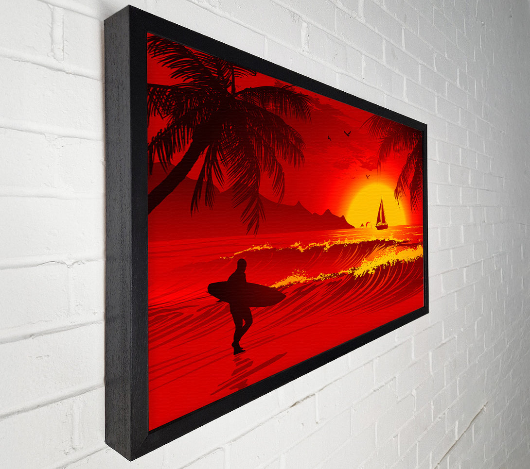  A Canvas Print of Surfers Dream Canvas Art
