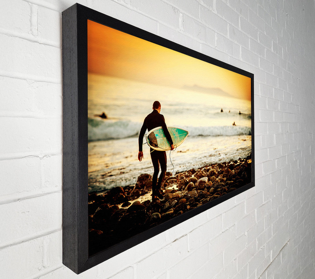  A Canvas Print of Early Morning Surf Canvas Art