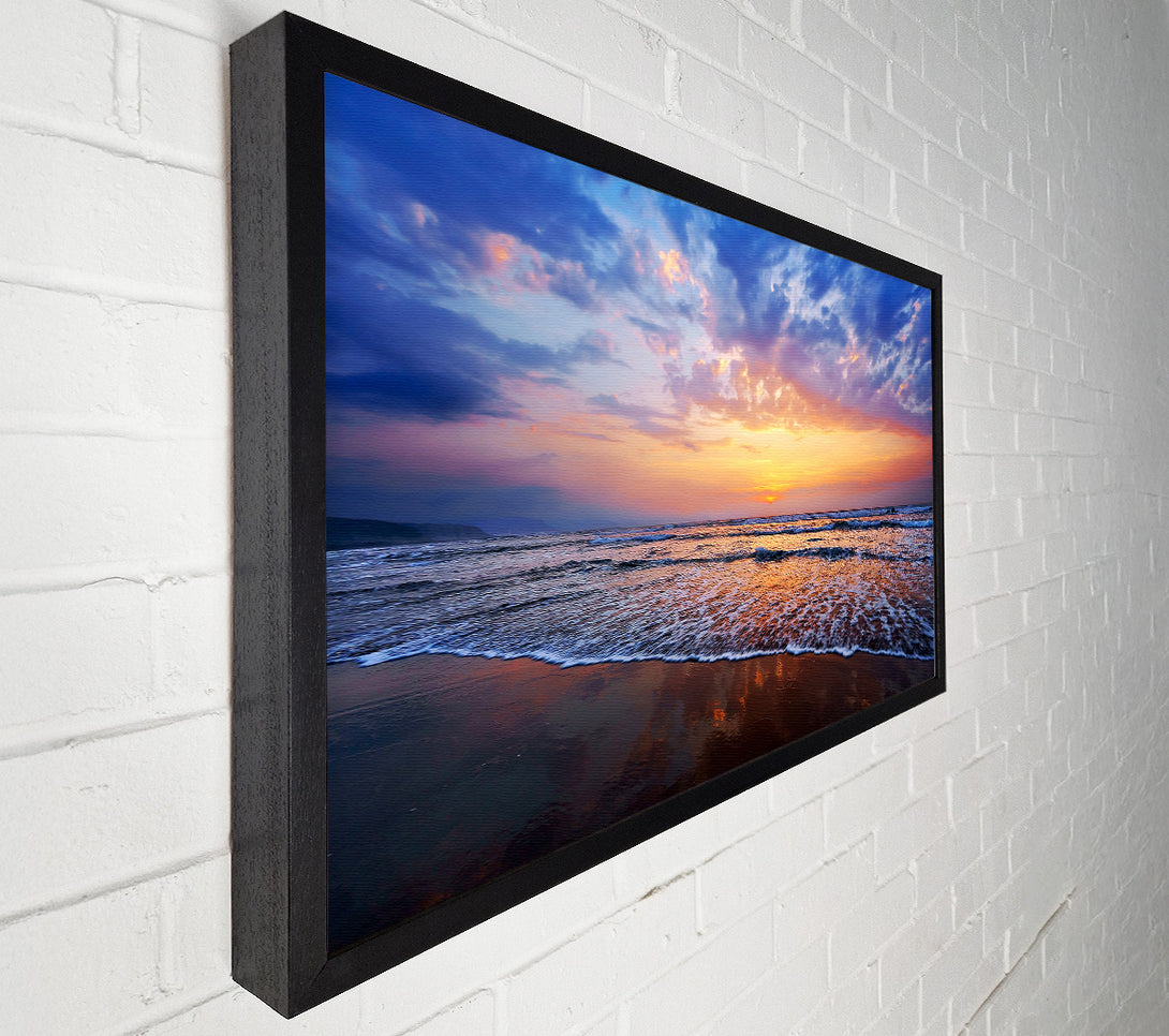  A Canvas Print of As The Sun Breaks Through Canvas Wall Art