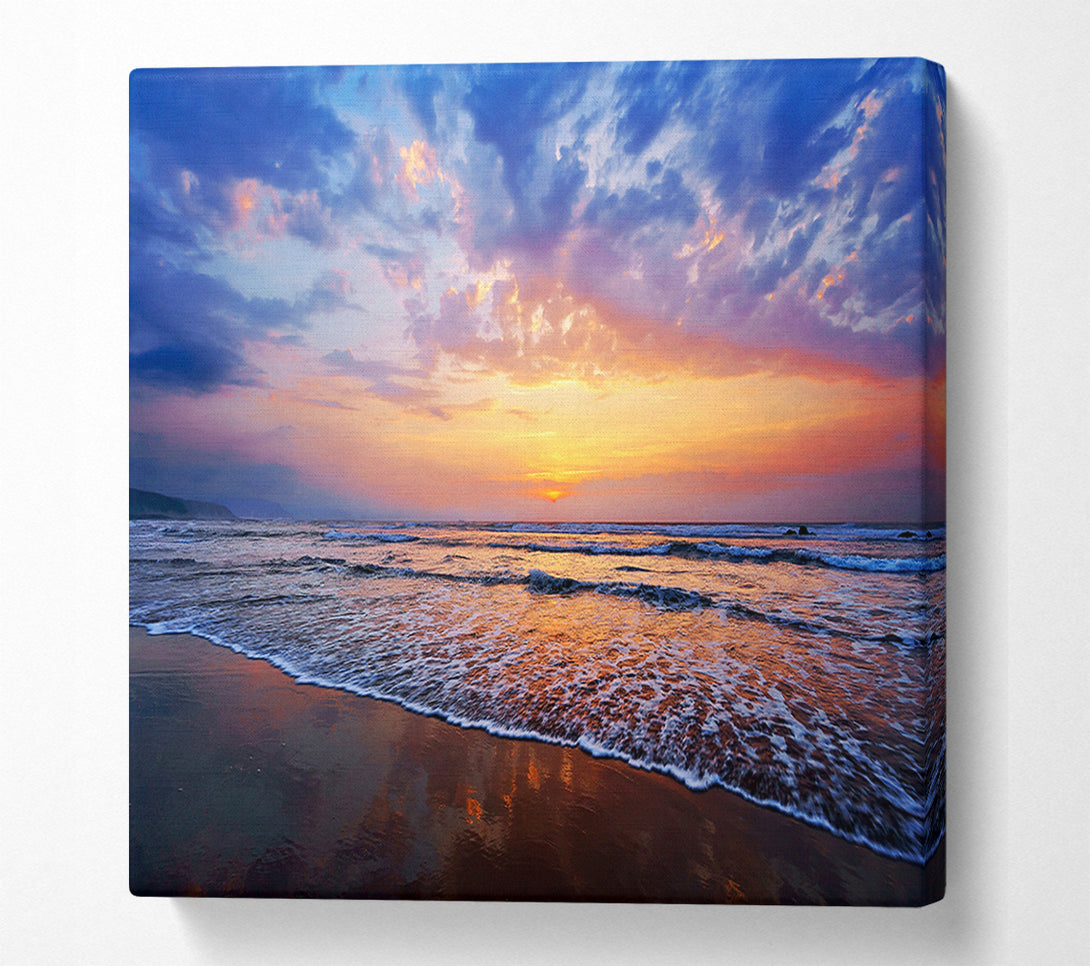 A Canvas Print of As The Sun Breaks Through Canvas Wall Art