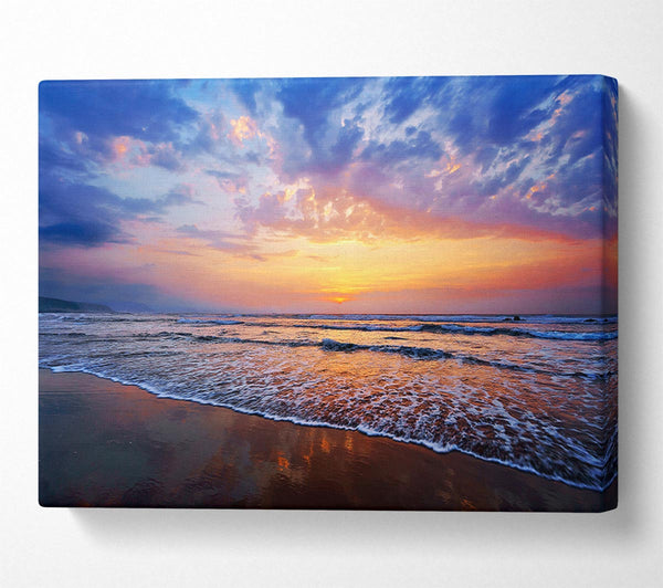  A Canvas Print of As The Sun Breaks Through Canvas Wall Art