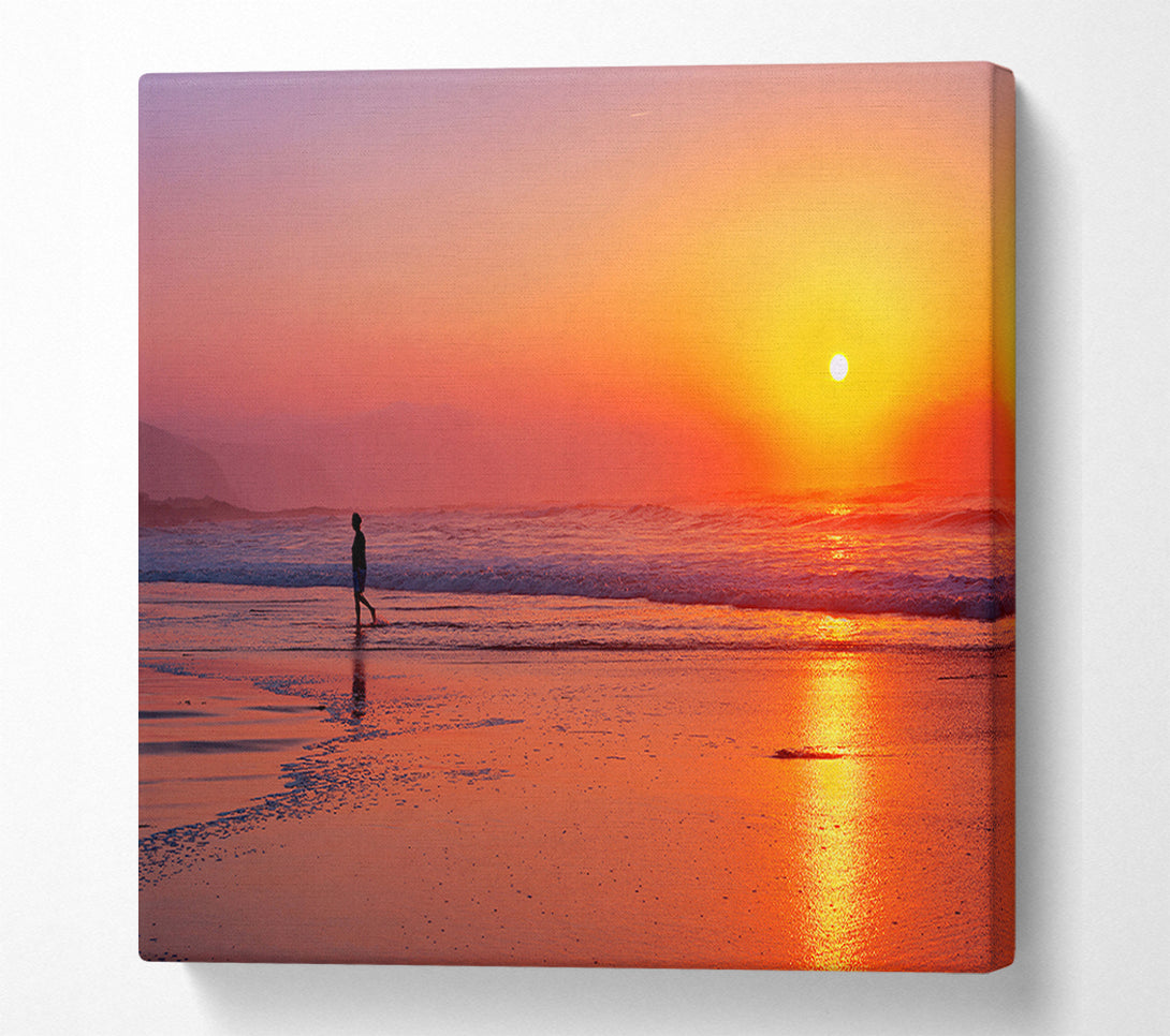  A Canvas Print of Strolling In Paradise Canvas Wall Art