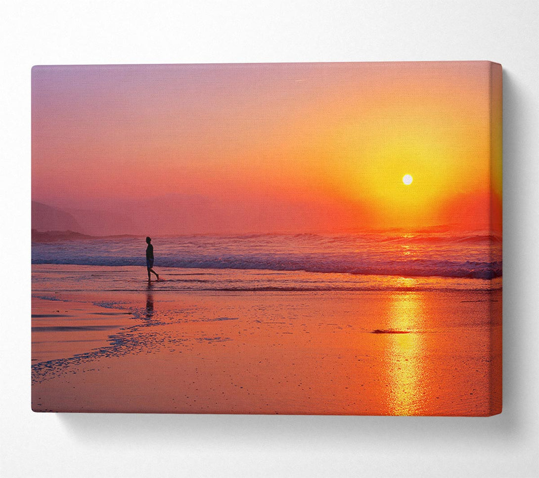  A Canvas Print of Strolling In Paradise Canvas Wall Art