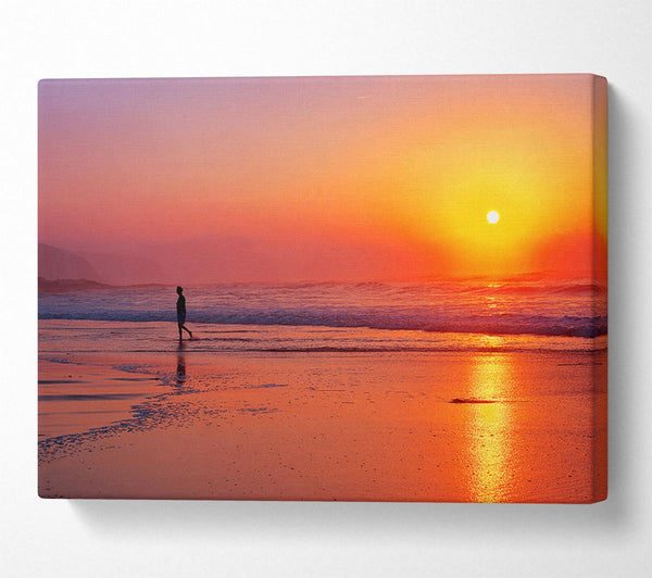  A Canvas Print of Strolling In Paradise Canvas Wall Art