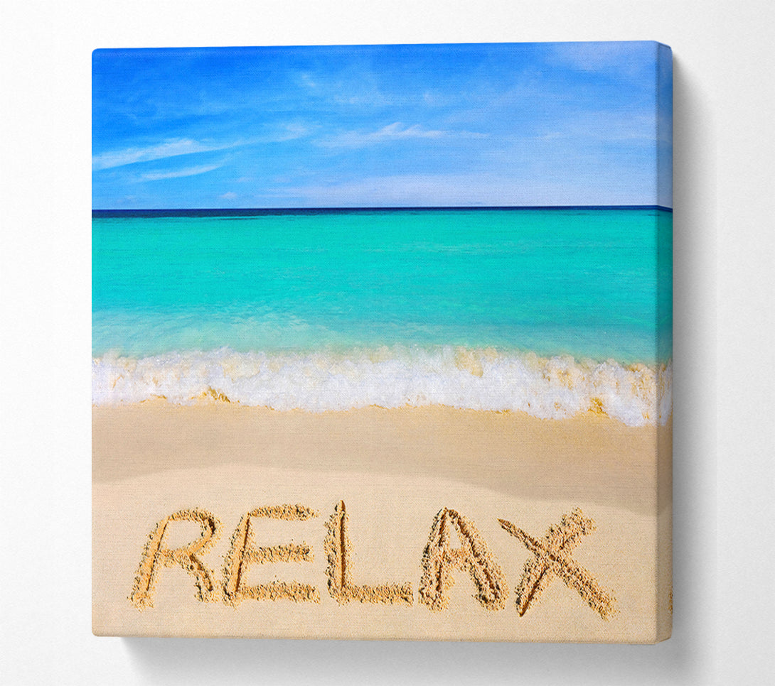  A Canvas Print of Relax Canvas Print