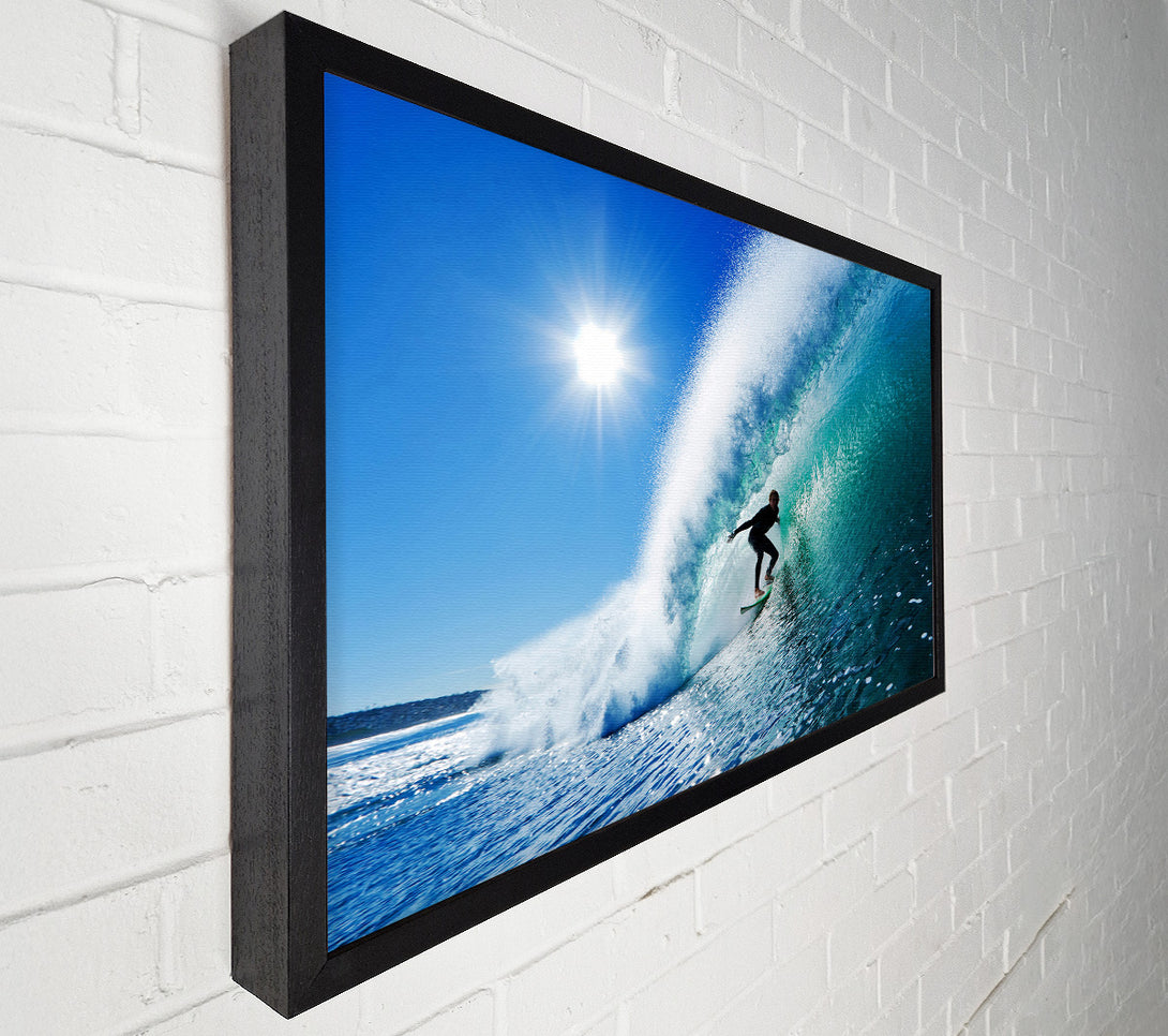  A Canvas Print of Riding The Wave Canvas Wall Art