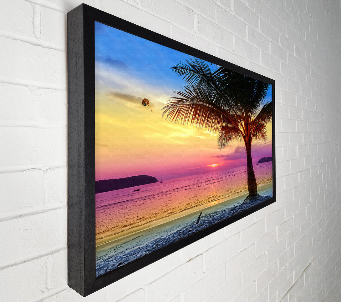  A Canvas Print of The Colours Of Paradise Canvas Wall Art