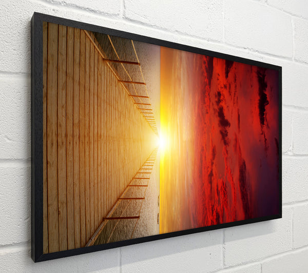 Amazing Sunset Boardwalk