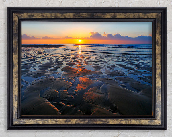 Glistening Sun Framed Print