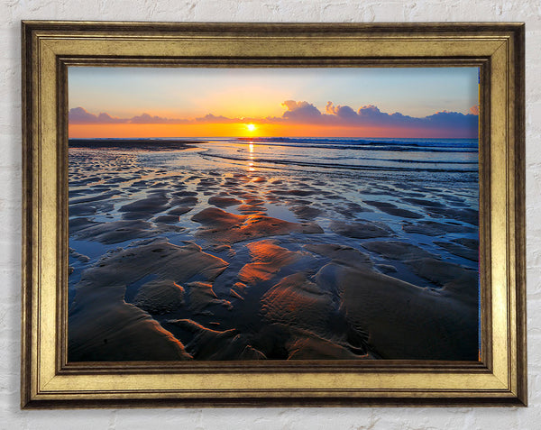 Glistening Sun Framed Print