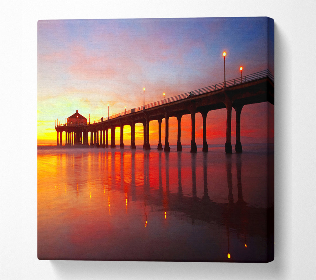 A Canvas Print of Pier Delight Canvas Print