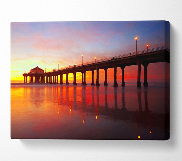  A Canvas Print of Pier Delight Canvas Print
