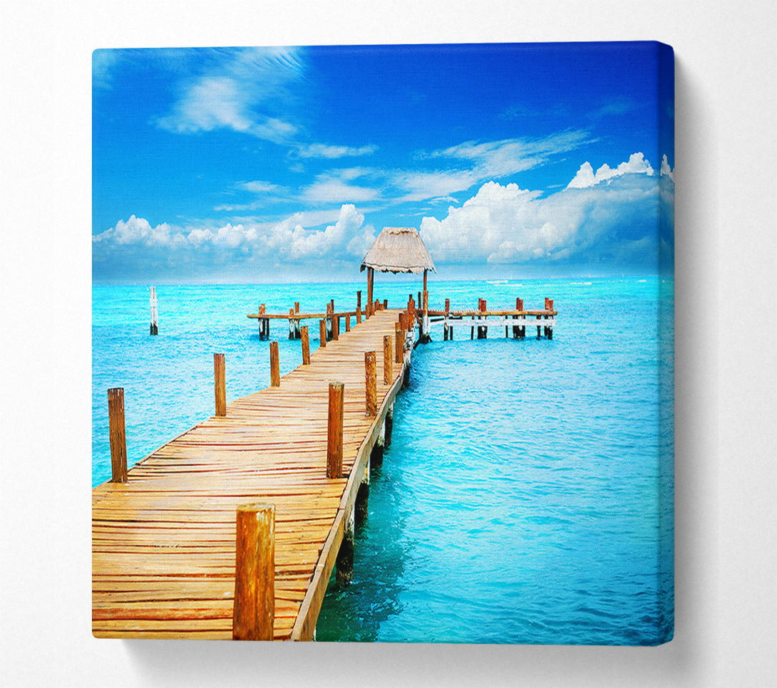  A Canvas Print of Honeymooners Paradise Canvas Art
