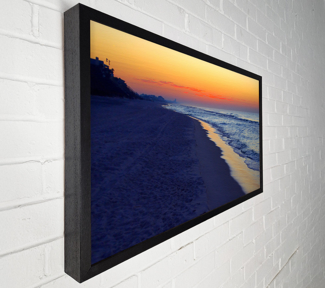  A Canvas Print of Ocean Dusk Canvas Art