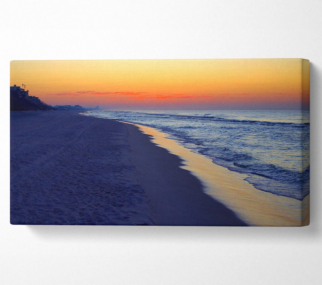  A Canvas Print of Ocean Dusk Canvas Art