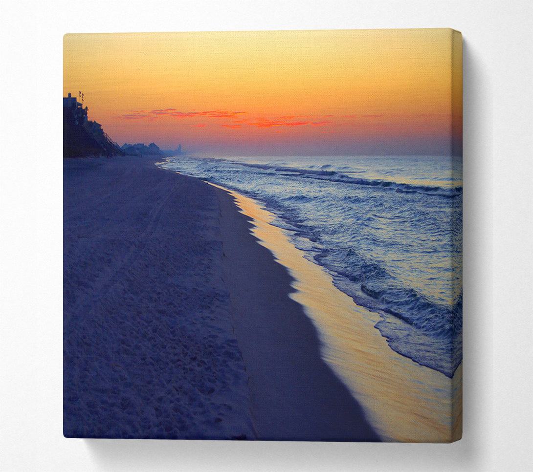  A Canvas Print of Ocean Dusk Canvas Art