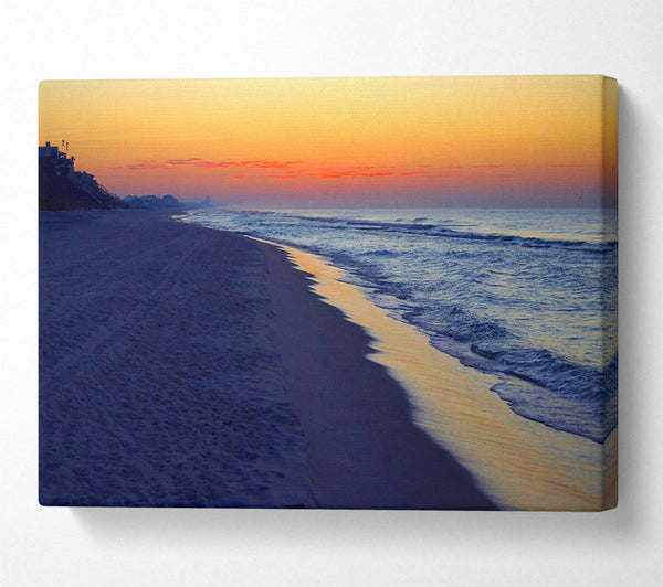  A Canvas Print of Ocean Dusk Canvas Art