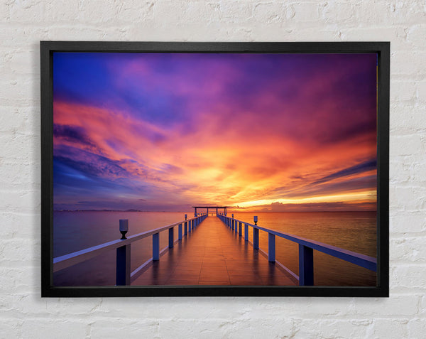Tranquil Glow Framed Print