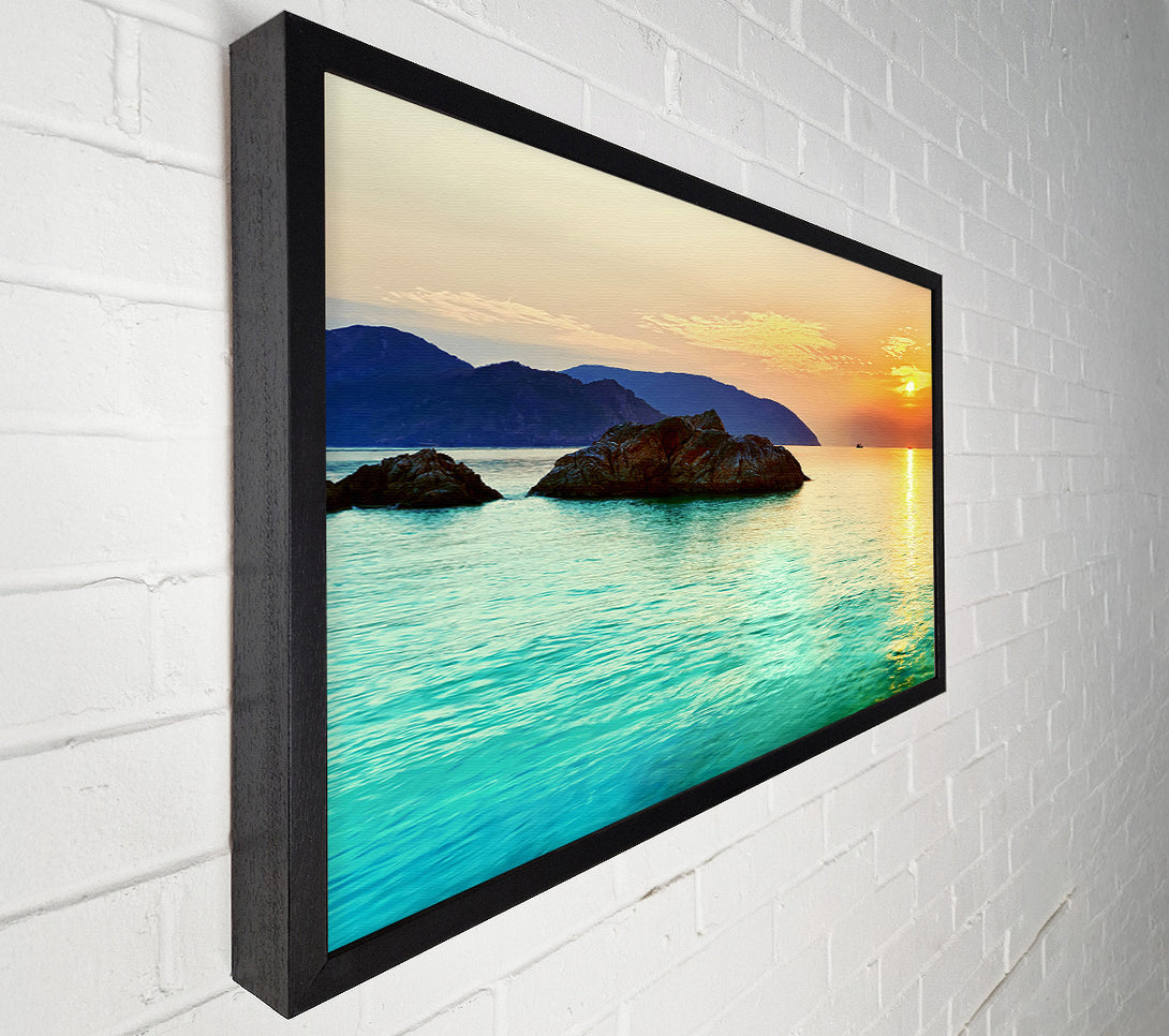  A Canvas Print of Monuments Of The Ocean Canvas Print