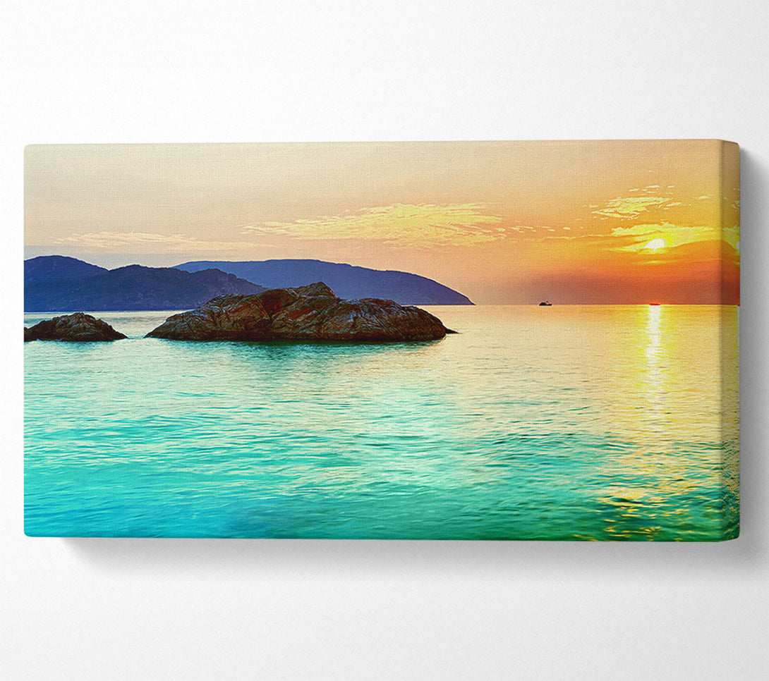  A Canvas Print of Monuments Of The Ocean Canvas Print