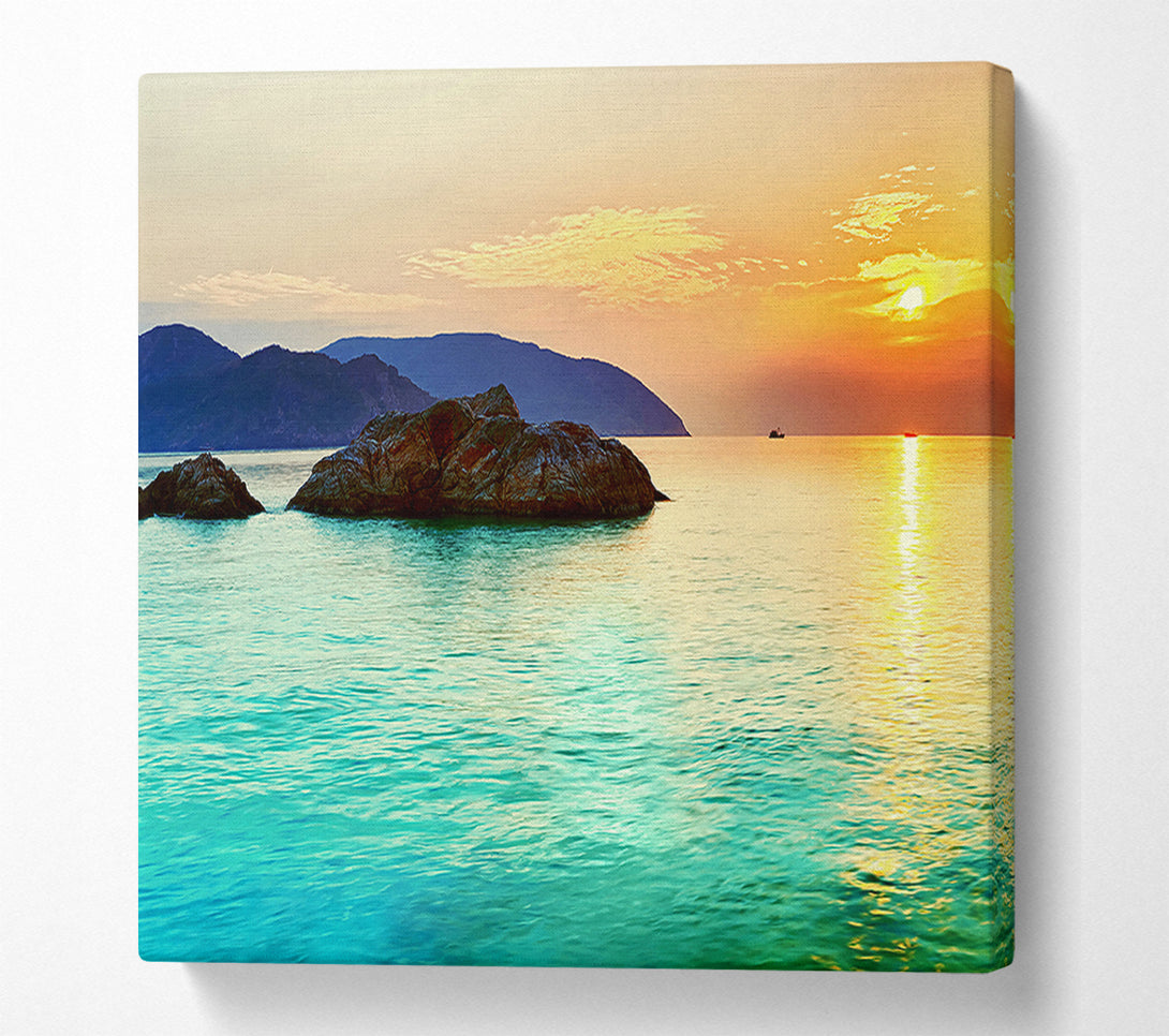  A Canvas Print of Monuments Of The Ocean Canvas Print