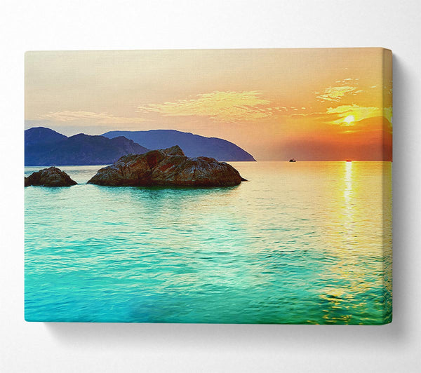  A Canvas Print of Monuments Of The Ocean Canvas Print