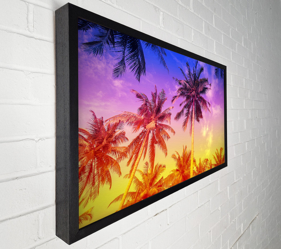  A Canvas Print of Palm Tree Paradise Canvas Wall Art