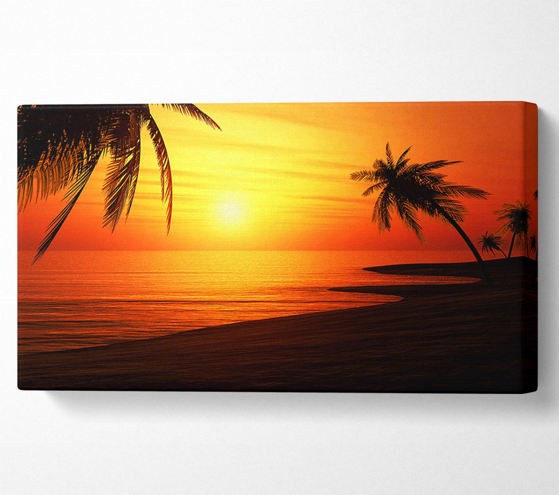  A Canvas Print of Sun Glow Canvas Art