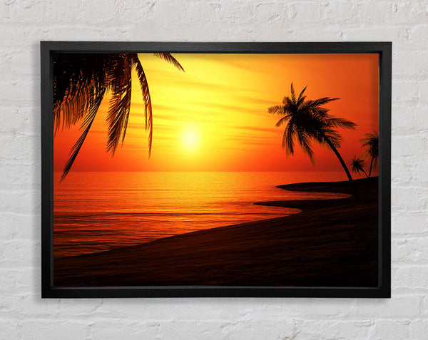 Sun Glow Framed Print