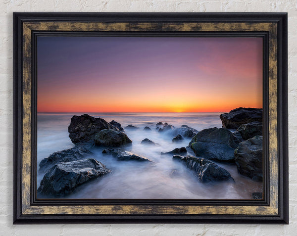 Ocean Rock Dream Framed Print
