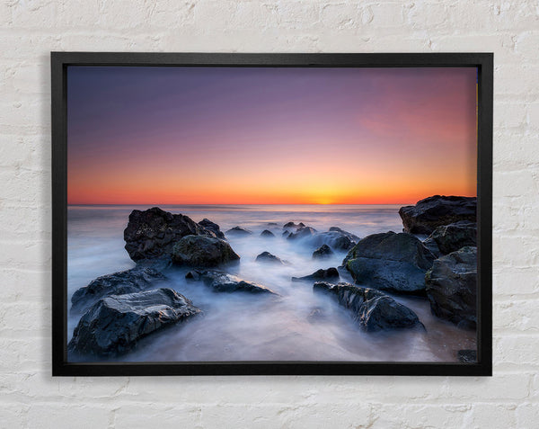 Ocean Rock Dream Framed Print