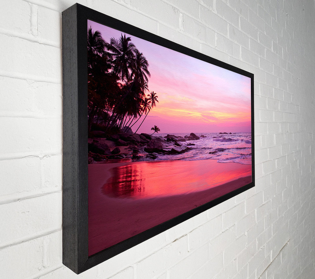  A Canvas Print of As The Ocean Moves Canvas Print